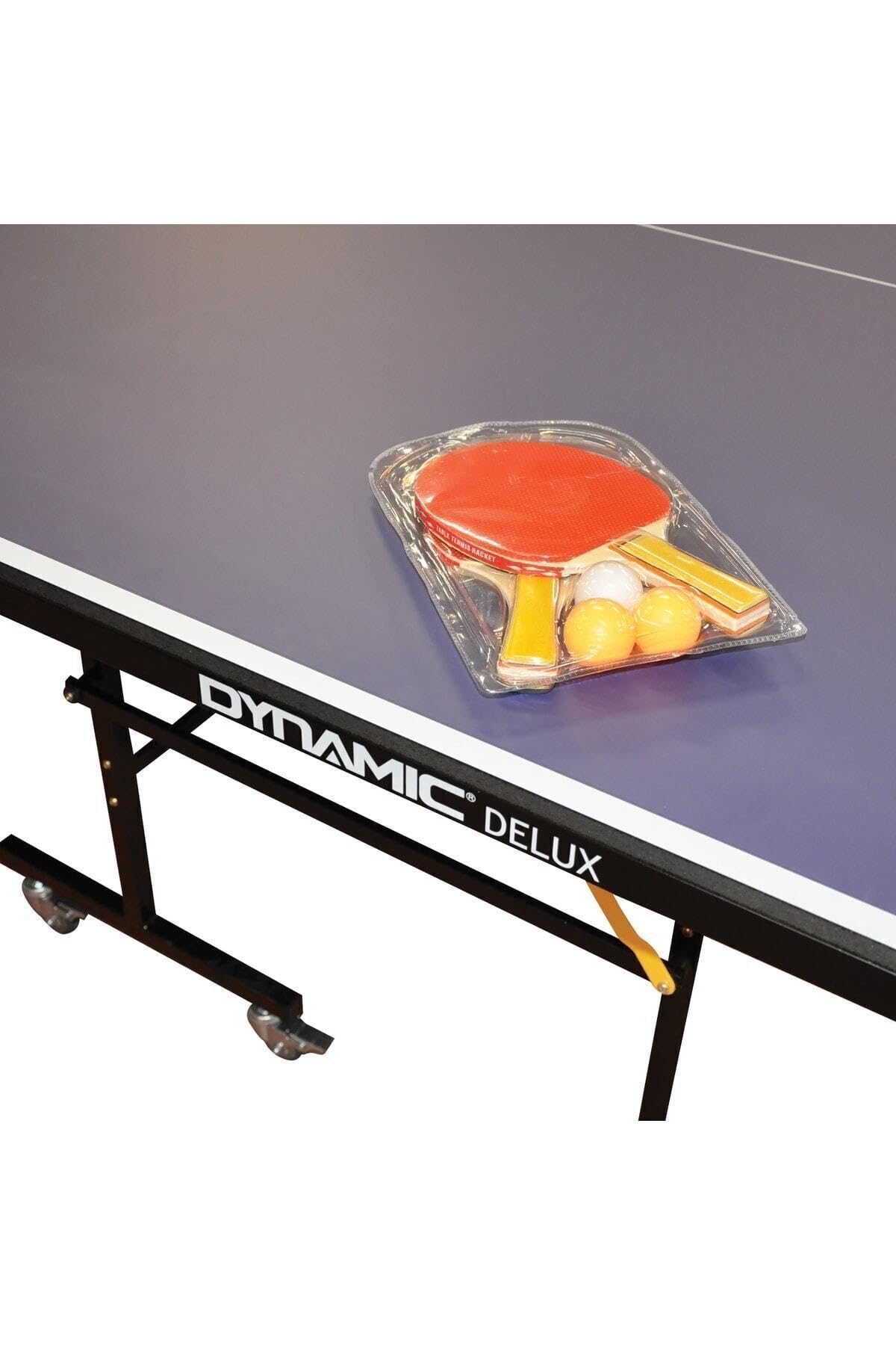 Dynamic Delux Lite Indoor Masa Tenisi Masası, 16mm Profesyonel, 2 Raket 3 Top Hediyeli Set