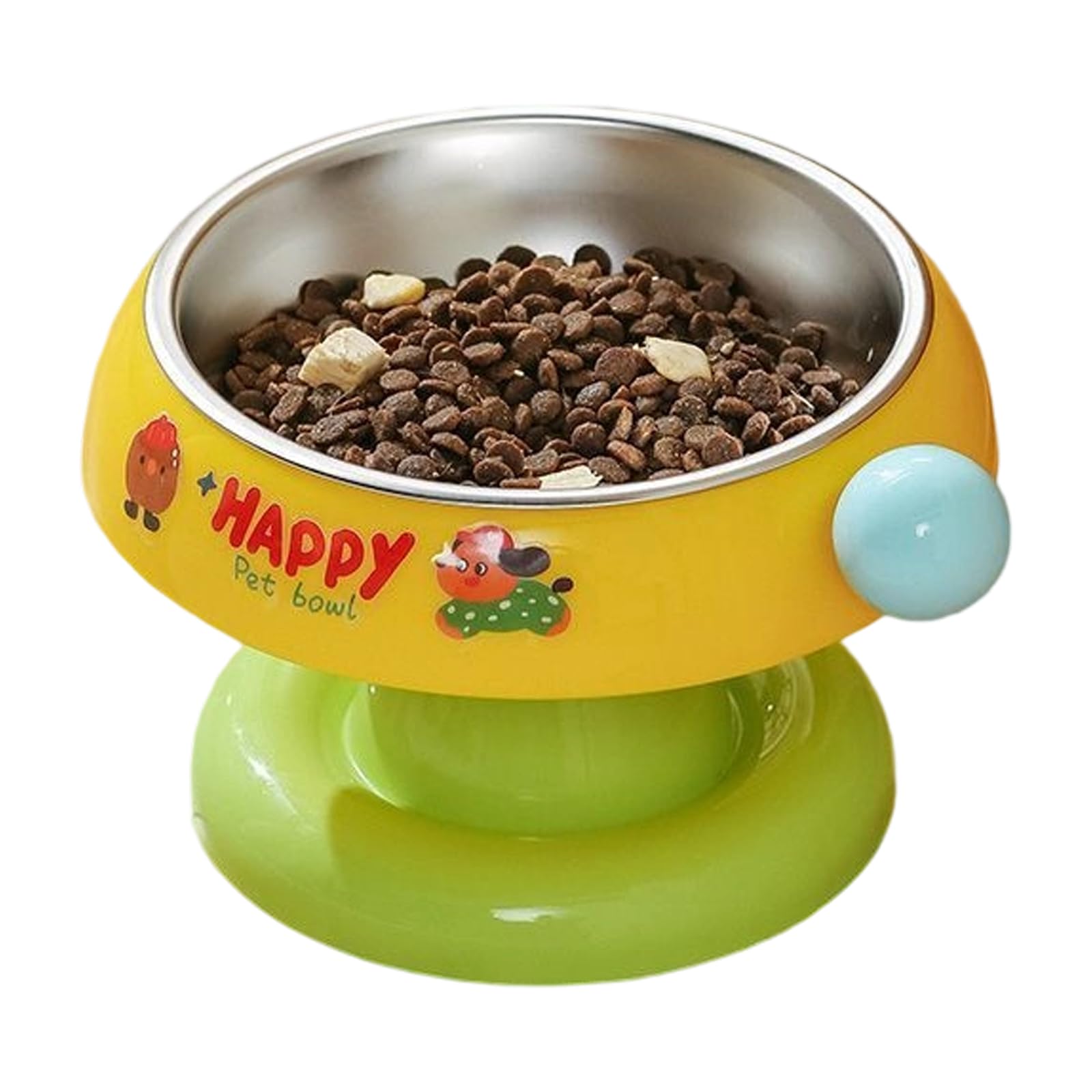 Xjdzineq Oxidation Proof Untarnished Feeding Bowl Highlighting Contemporary Psychology Plan and Strong Base Permanent Kitchen Bowl with Base