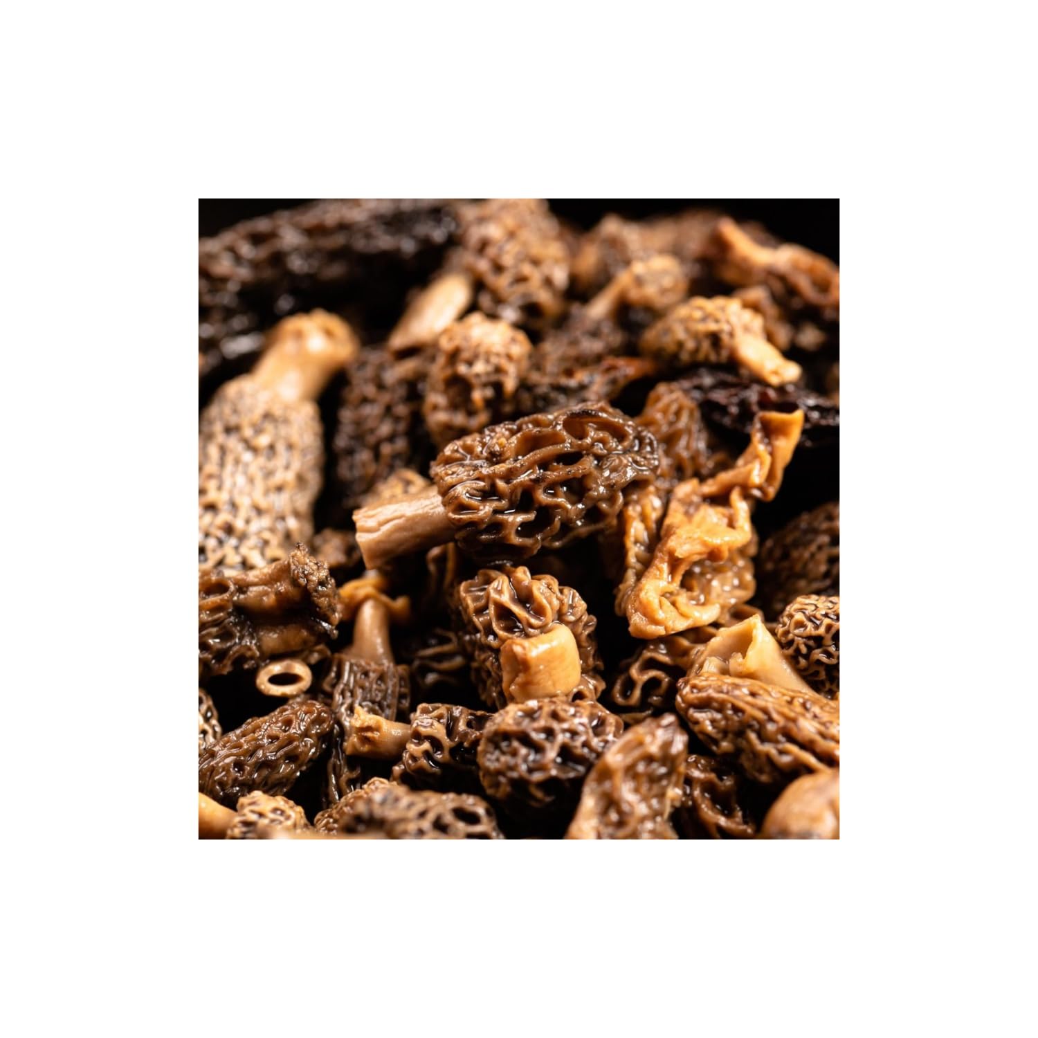 BORDE Mini Morilles Séchées 90 g – Champignons Sauvages de Qualité Premium, Goût Intense et Raffiné