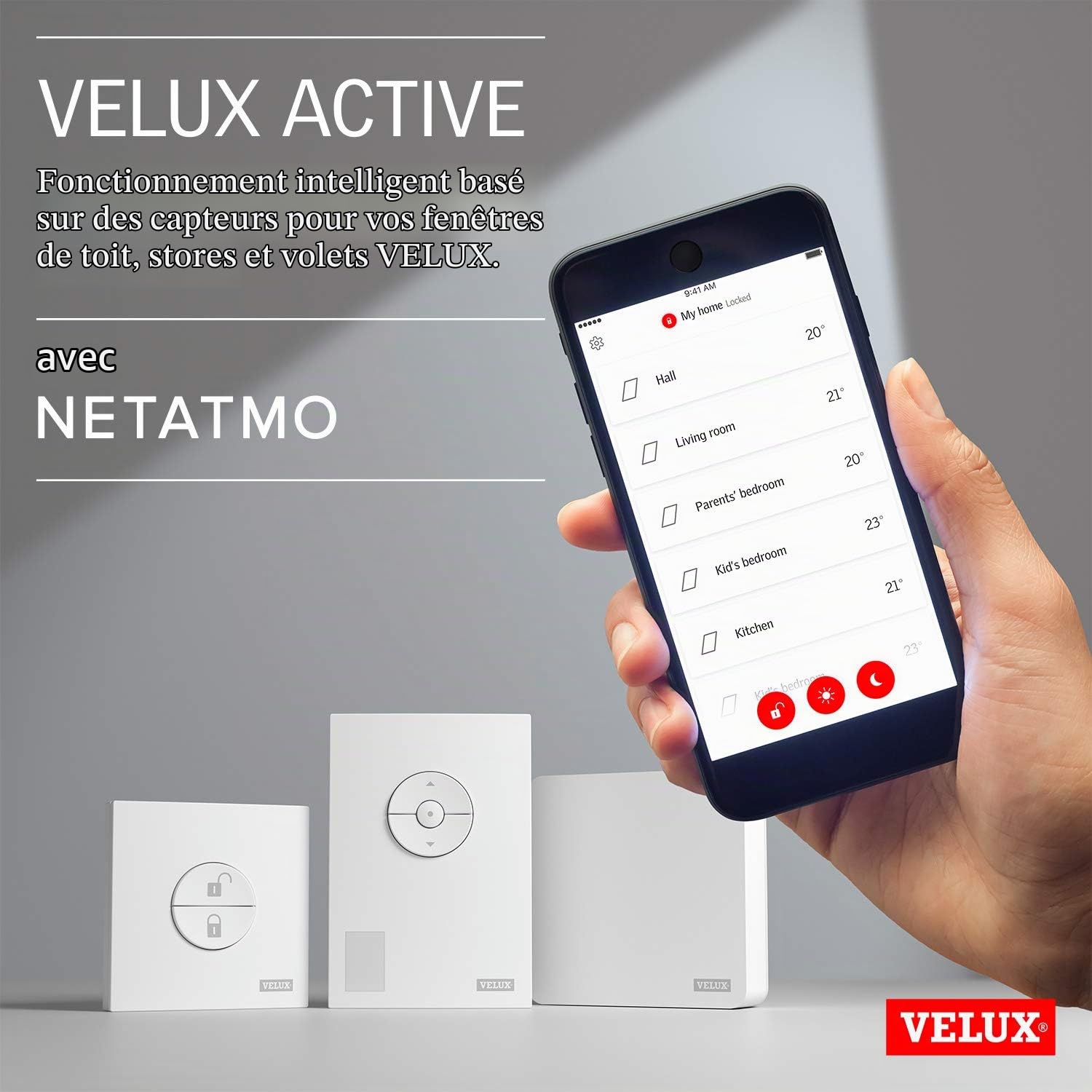 VELUX Active KIX 300 Kit de Démarrage Climat Intérieur