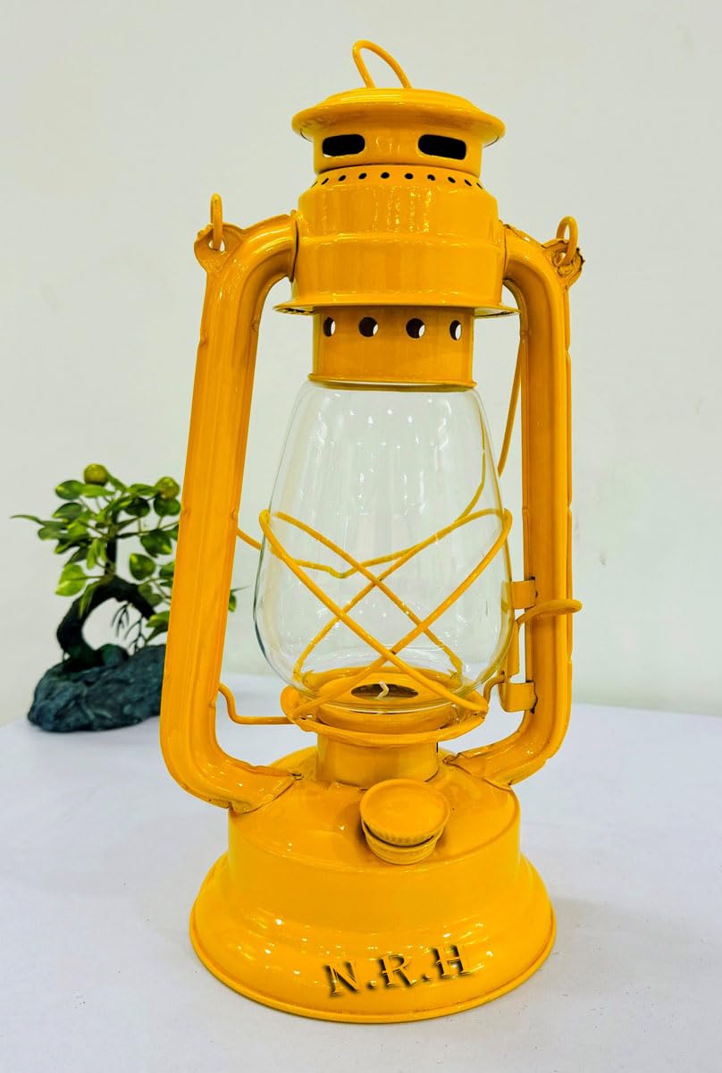 Vintage Beacon Lantern Camping Light Modern Farmhouse Decor Candle Holder for Living Room Dining Table Mantle Fireplace