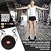 Epitomie Fitness Power Rocker Balance Board - Premium Wobble Board - Adjustable Height - Bonus Resistance Tube Set - Complete Stability & Core Training - Physical Therapy and Injury Rehabilitation