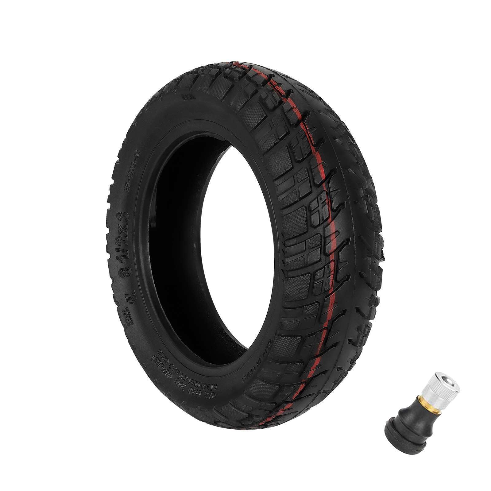 TREFAN 8,5 Pulgadas Neumáticos Sin Cámara Todoterreno Autorreparables 8,5x3 para Macury Zero 8/9/VSETT 8/9/9+/Inokim Light 2 Patinete Eléctrico 8 1/2x3 Ruedas de Repuesto a Prueba de Pinchazos (1 PCS)
