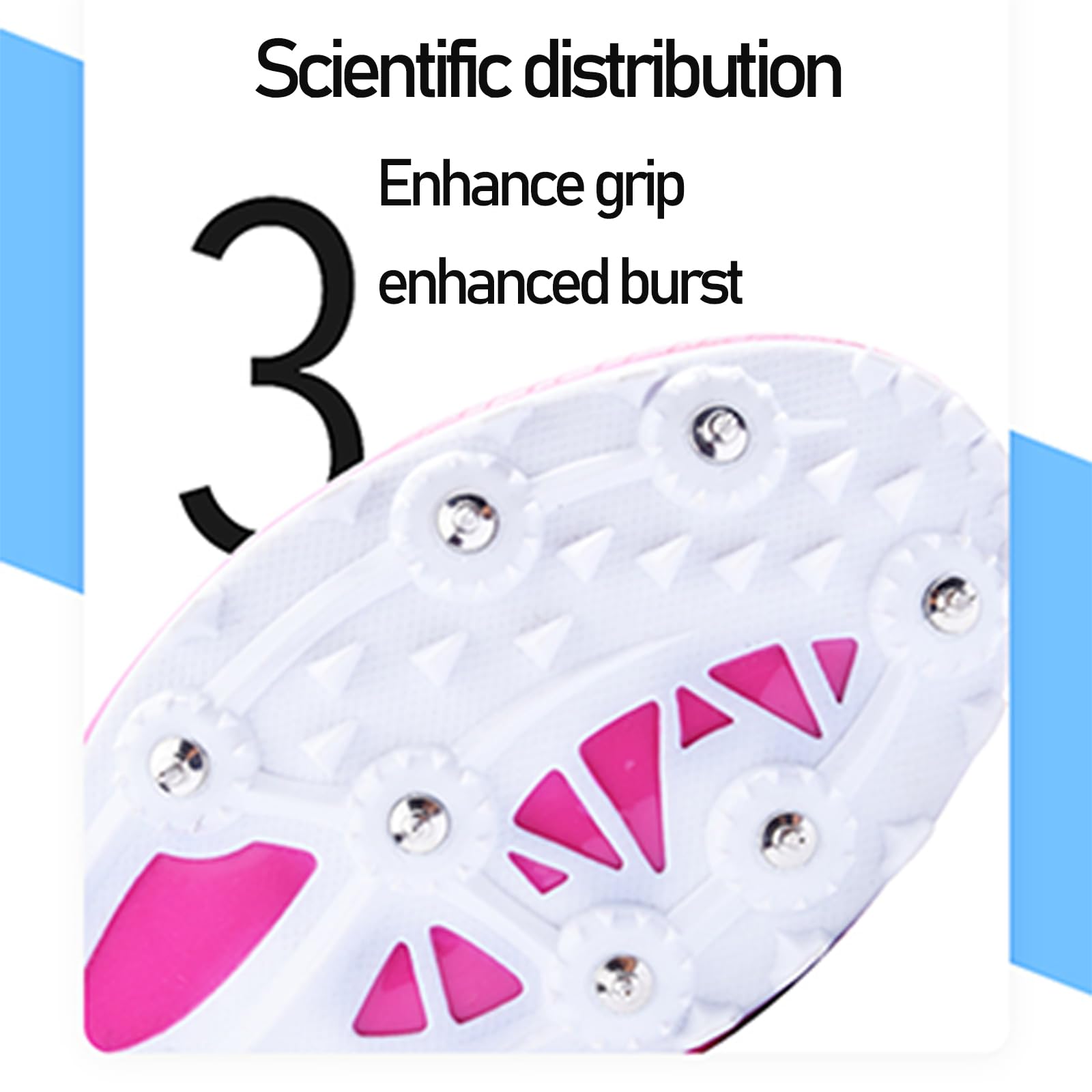 Junior Spikes,Spikes Atletica Leggera,Unisex Chiodate Scarpe,Comodo Traspirante Antiscivolo,Suola di Gomma,Uomo E Donna,Sneakers Comode per Corsa,Salto in Lungo