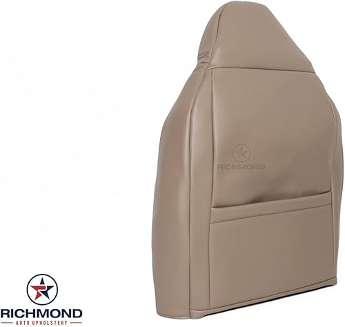 Miniatura 5 de Richmond Auto Upholstery (Compatible con Ford F-250 Lariat 7.3 Power Stroke 2000 - Funda de asiento de cuero de repuesto completa para el lado del