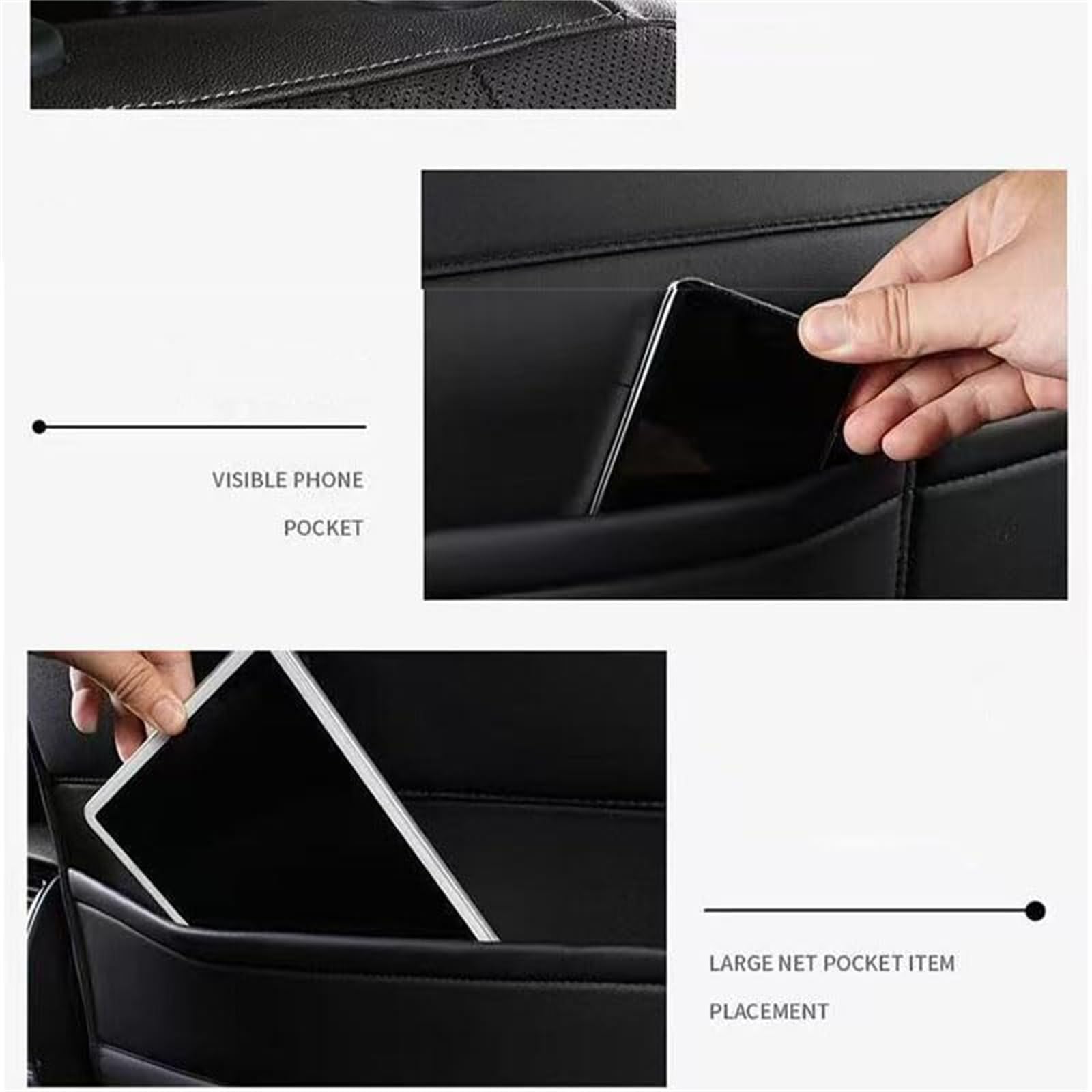 Auto Rückenlehne Organizer für Ford Explorer PHEV (2019–2023), Autositz Organizer Rückenlehnenschutz Rücksitz Kofferraumtasche Auto-Verstauen Zubehör
