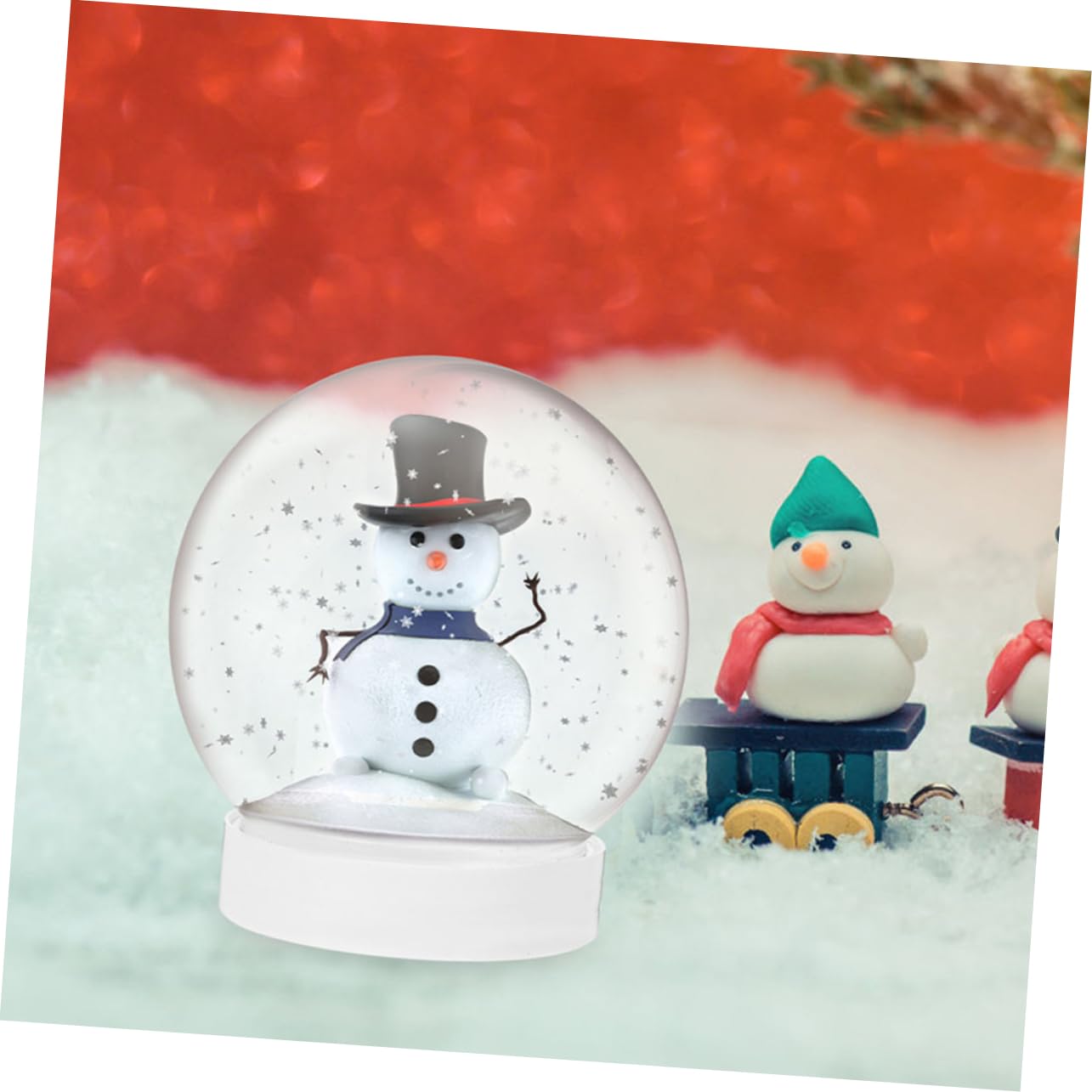 Ciieeo 60 Piezas Globo De Nieve Lentejuelas Spanglez Friren Amigos Friwnies Manualidades Haciendo Globo Forma De Globo DIY Globos De DIY Globo Tapa De Plástico Tarro De