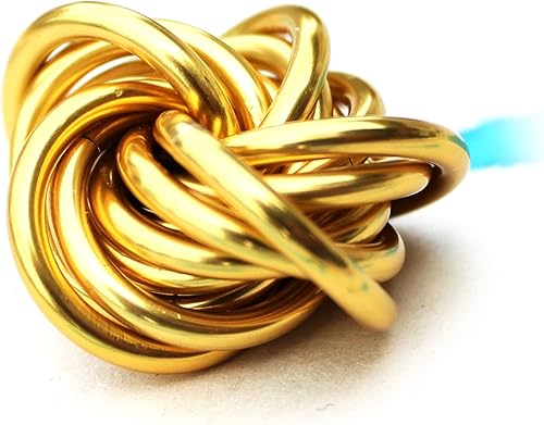 Miniatura 51 de Möbii Fidget Ball (Solid Color): Quiet Mobius ADHD Anxiety Stim Stress Relief Toy Tool for Home Travel Office or Desk (XL(Daydream), Full, Dark Iris)