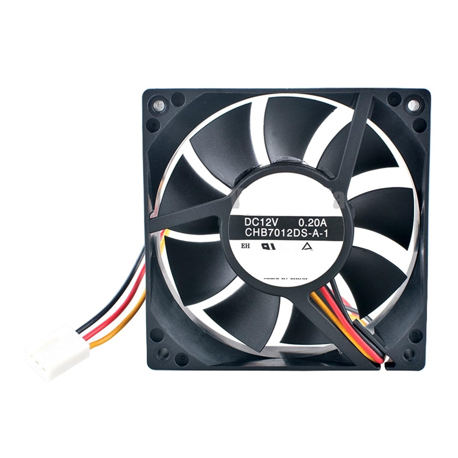 JJKKOZVQF CHB7012DS-A-1 7cm Axial Flow Fan 70x70x20mm DC12V 0.20A 3-Pin 3600rpm Cooling Fan CPU - 7cm Fan