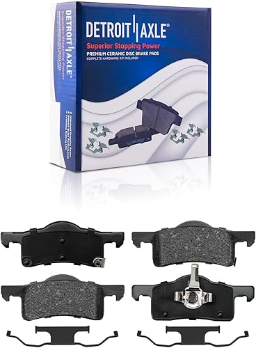 Miniatura 4 de Detroit Axle - Kit de freno trasero para Ford Expedition Lincoln Navigator 03-06 Rotores de freno de cerámica Pastillas de freno 2003 2004 2005 2006