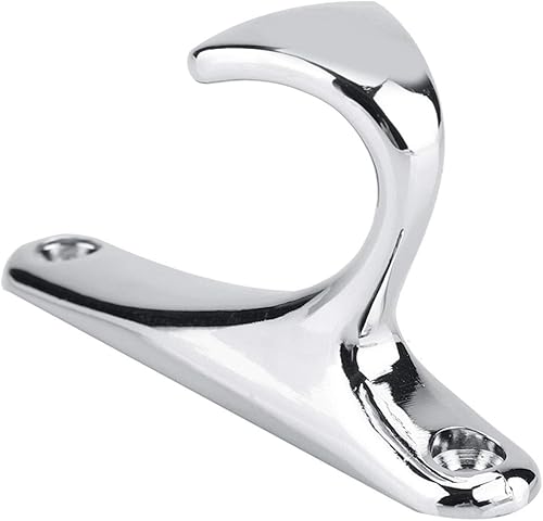 Miniatura 1 de Gancho de pared, gancho de pared de aleación de zinc con tornillos de instalación de 3.3 x 1.7 pulgadas, gancho de toalla para bata, gancho de metal