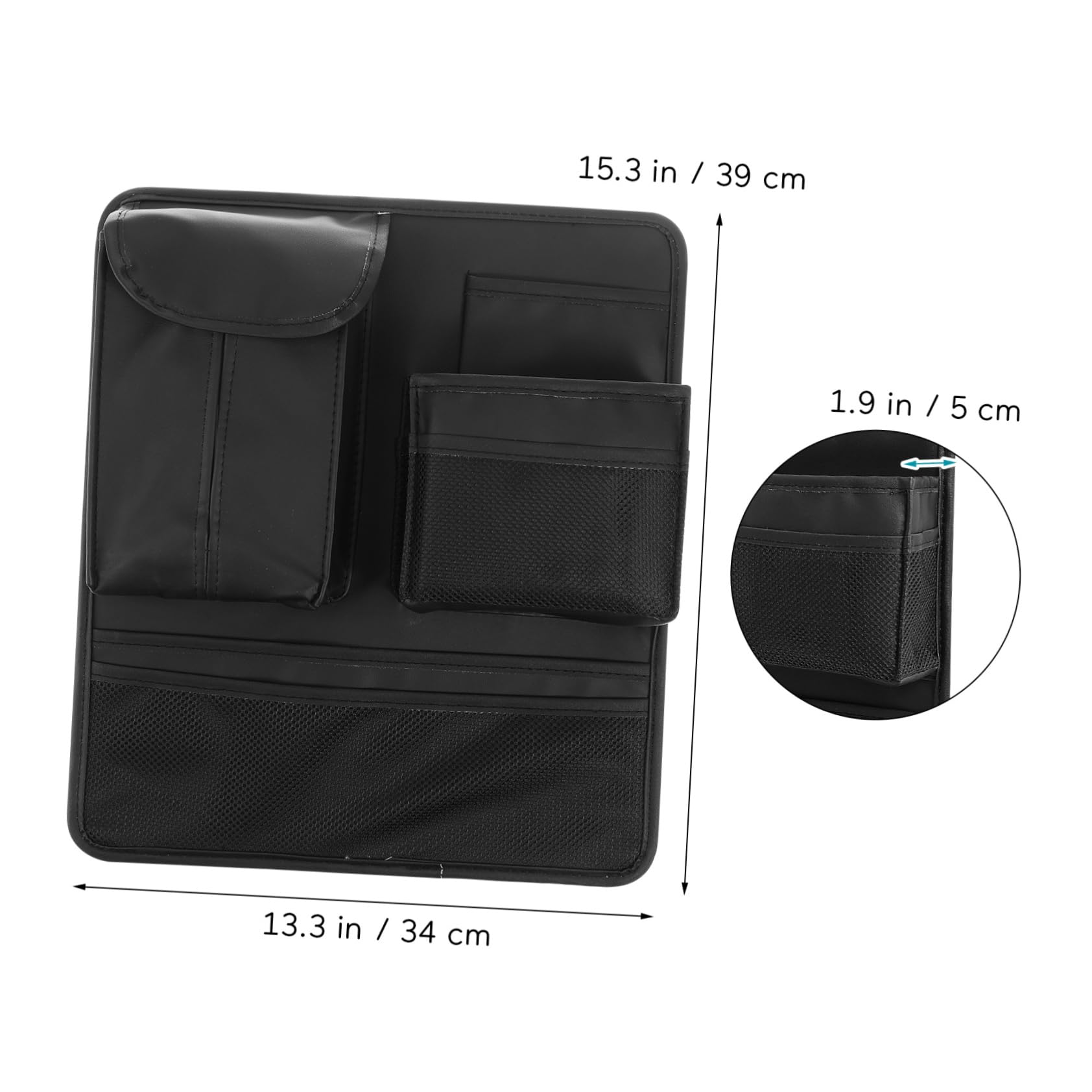 Beatifufu Back of Car Seat Organizer Seat Organizer for Backseat Car Storage Bag Large Space Easy to Cle
