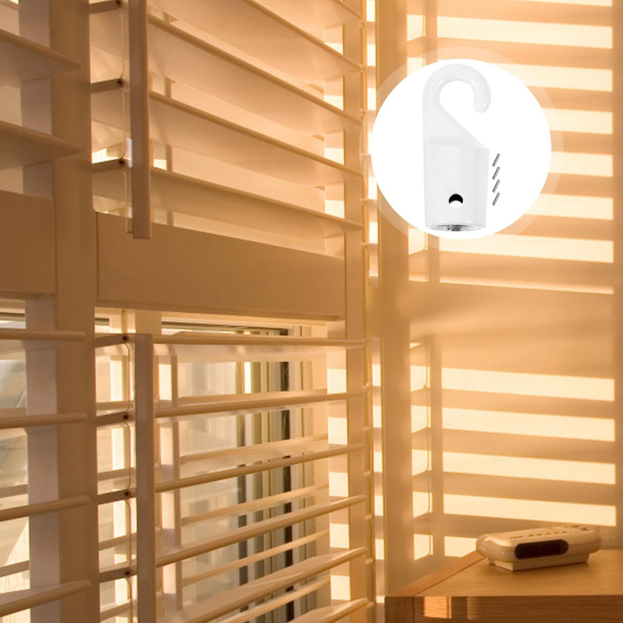 Angoily 4pcs Vertical Blind Wand Replacement Hook Hook for Blinds Compatible with Various Stylish Design for Home Decor Easy to Install and Use