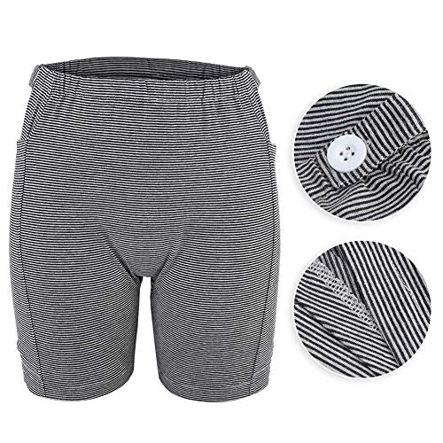 Urine Bag Pants, Incontinence Care Pant, Easy To Clean Soft Fabric Comfortable Incontinence Pants With High Capacity Pocket To Store Urine Bag, Suit For Daytime Outdoor Activity(L-Female) #TOP4