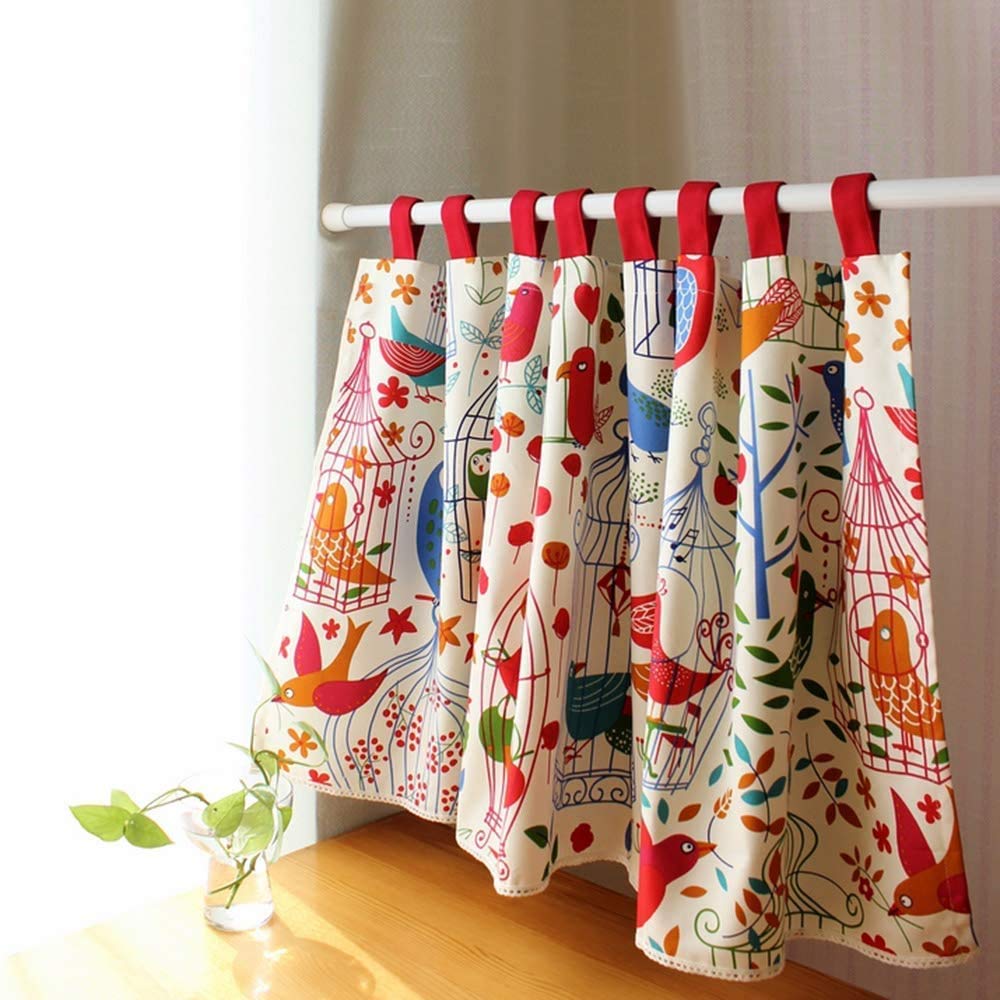 Cortinas de cocina rUrEu con diseño rural de algodón para crear un ambiente cálido y natural