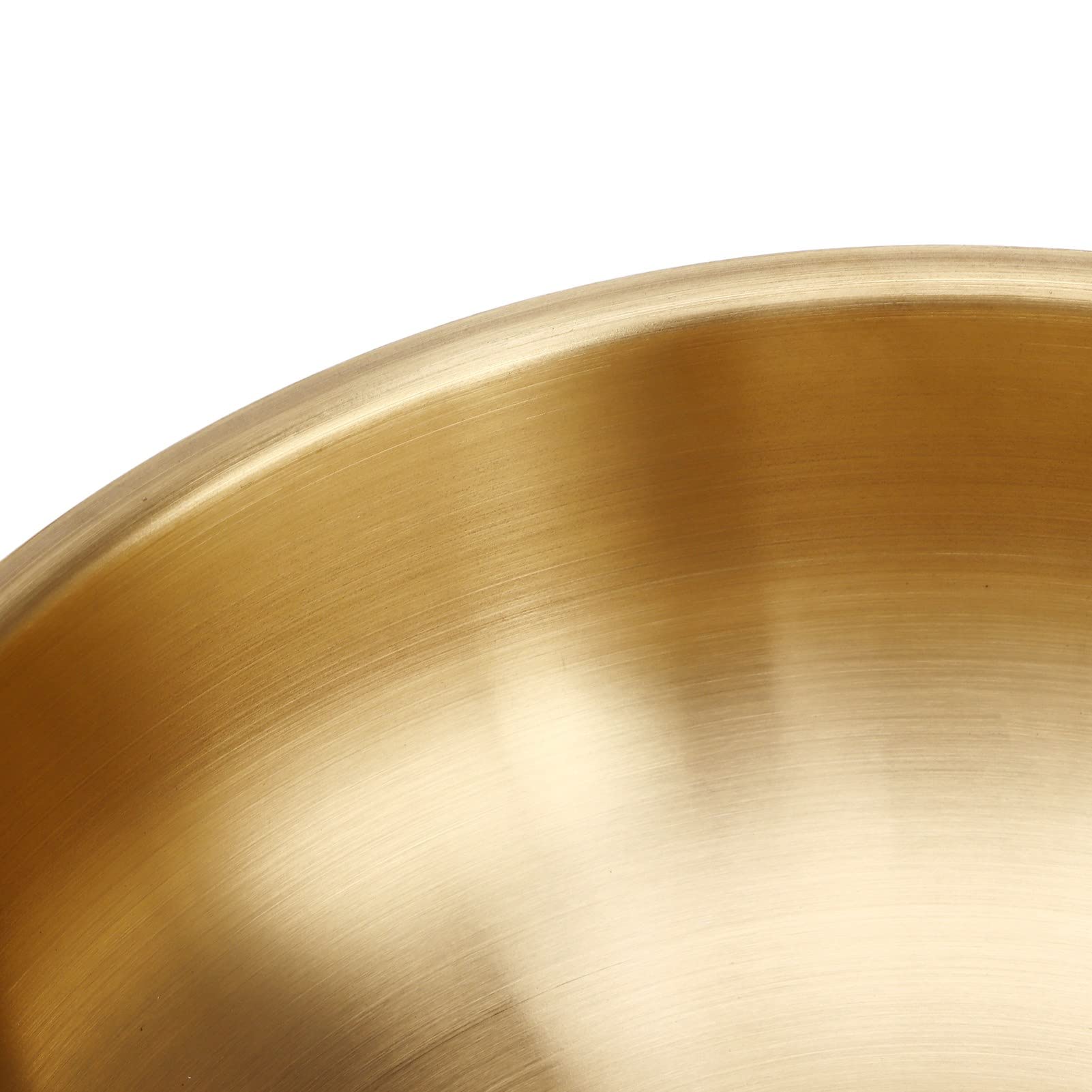 Pentola per ramen dorata, pentole piccole per cucinare Pentola per stufato Pentola in acciaio inossidabile Pentola per zuppa Pentola per pasta Pentola per ramen coreana (Diametro interno 26 cm)