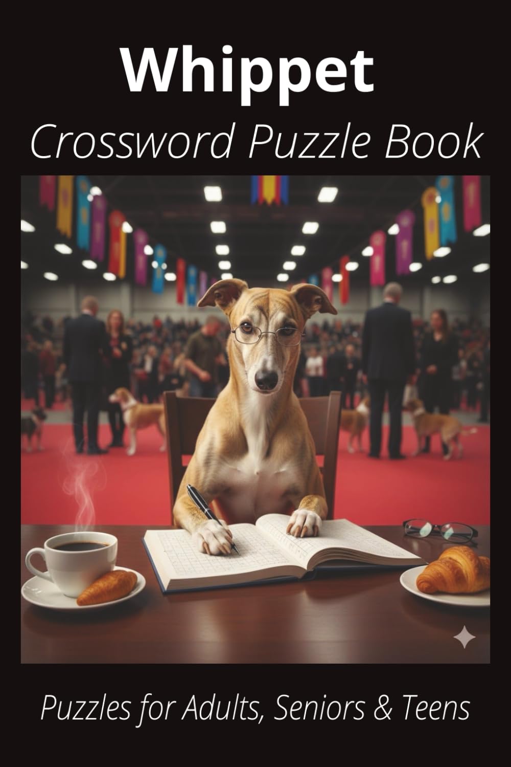 Whippet Crossword Puzzle Book: Crossword Puzzles with Easy-to-Read Print About Whippets, Loyal Companions, Training, Fun Facts & More | 6x9”, 120 ... Pet Lovers, Vacations, and Relaxing Moments
