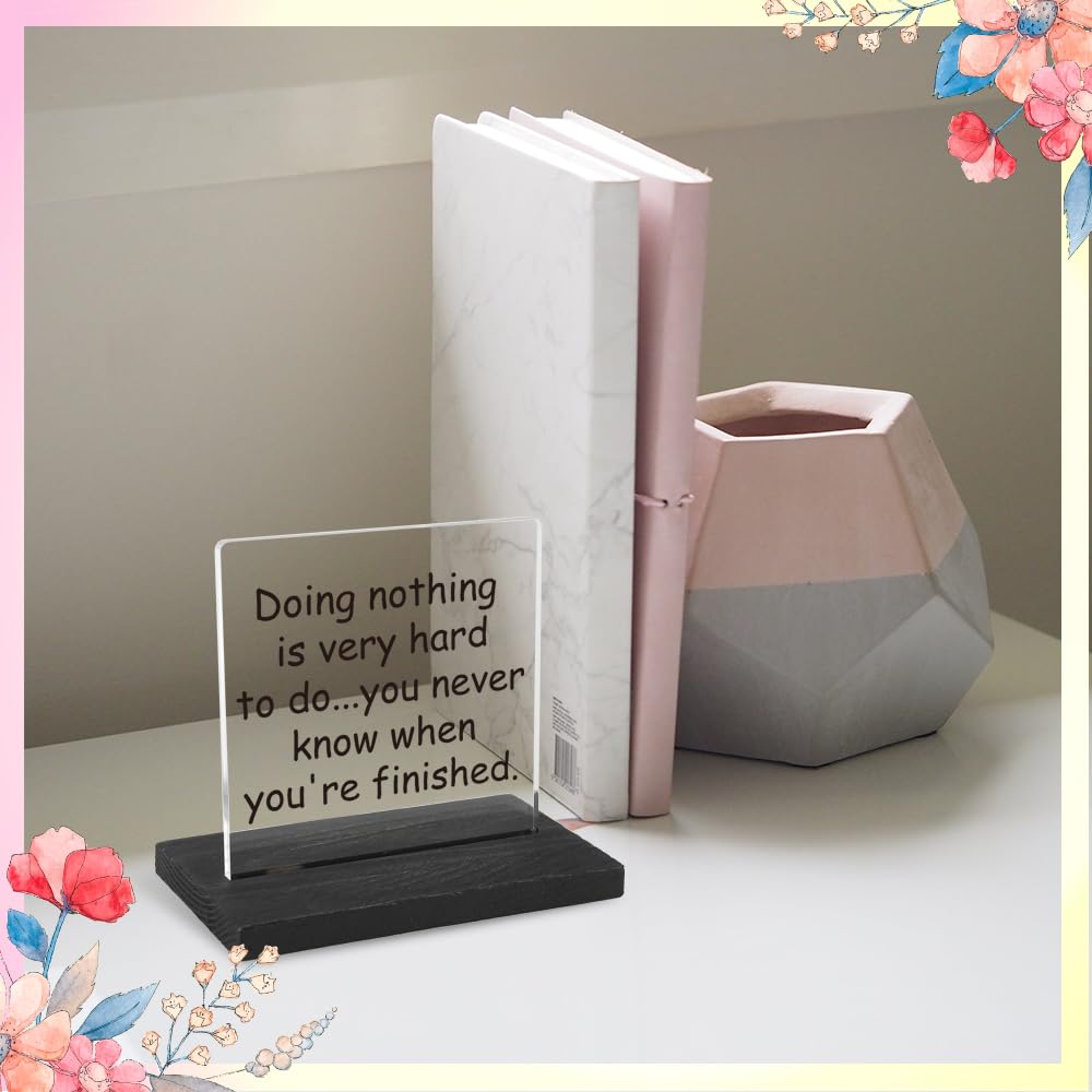 Funny Quote for Desk, Men, Positive Affirmation Gifts for
