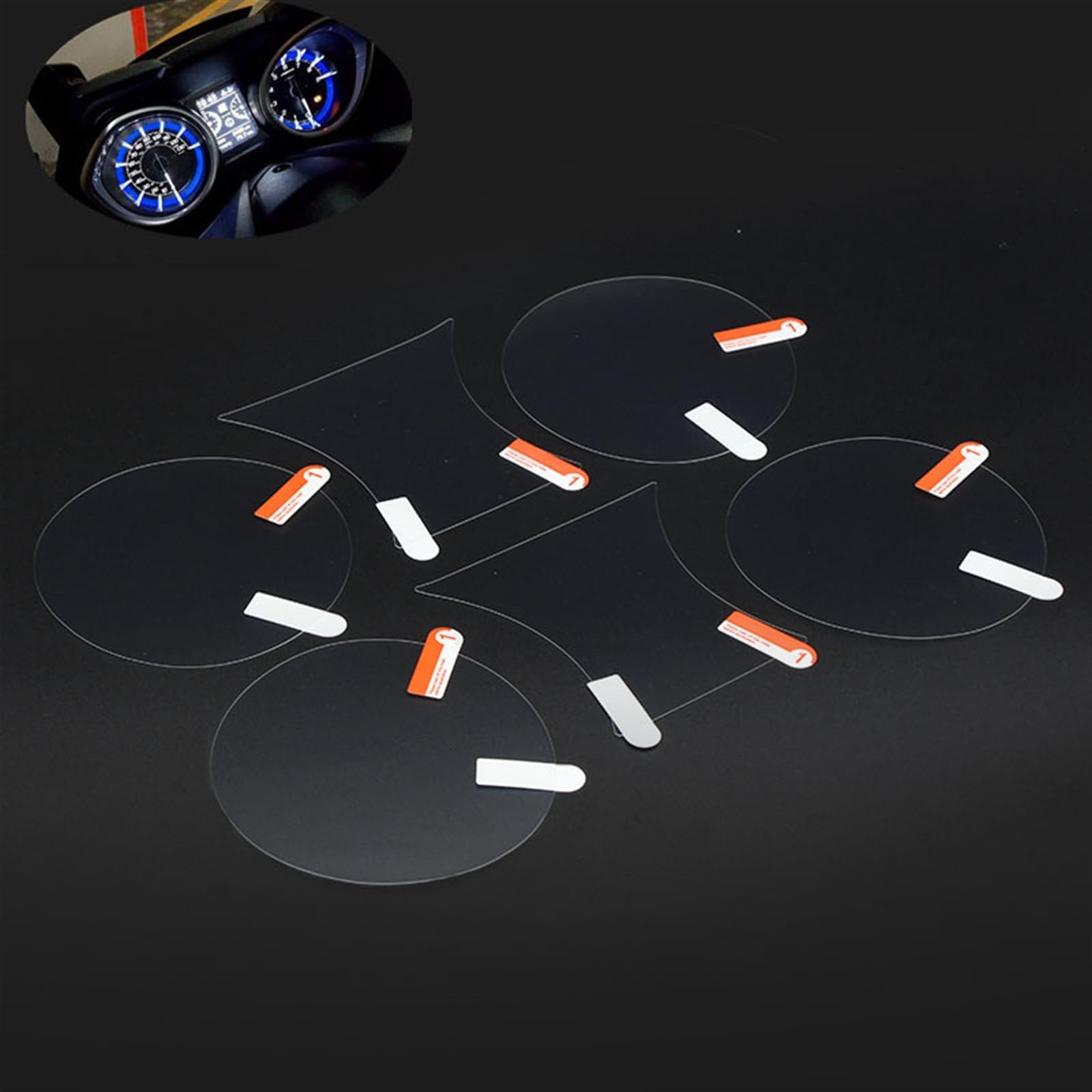 Film autocollant de protection contre les rayures pour instruments de moto TMAX 530 SX DX