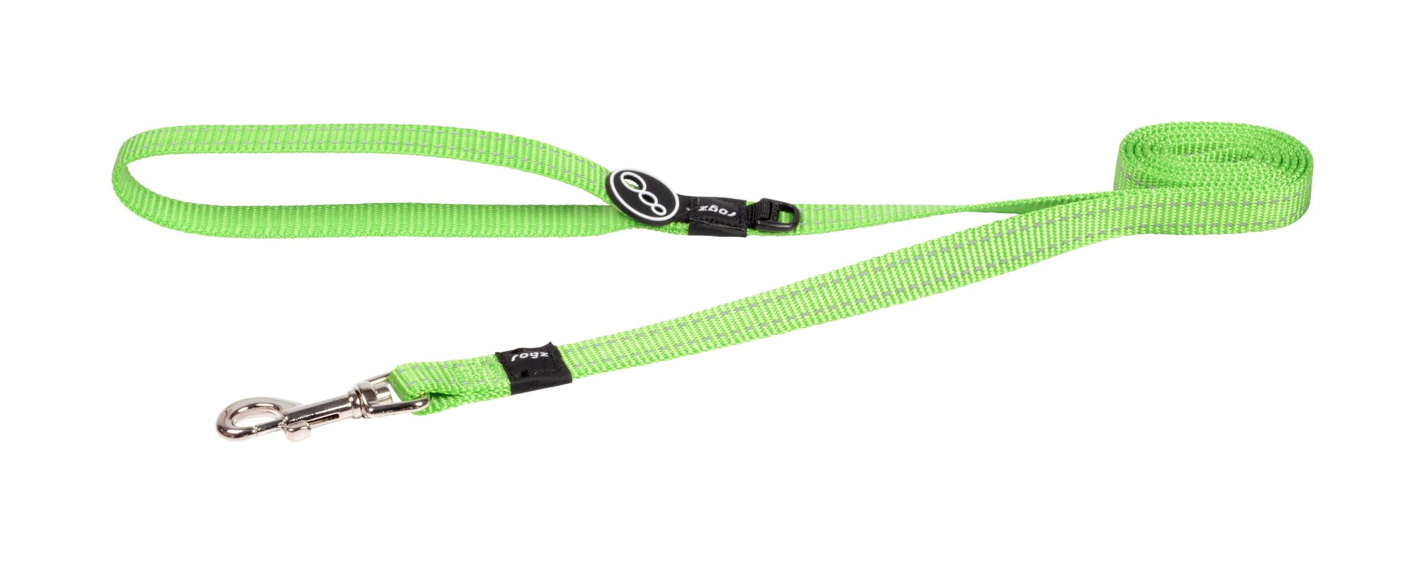 ROGZ Utility Hundeleine, Reflektierend, 1,8 M – Für Mittelgroße Hunde, Sicher Bei Dunkelheit