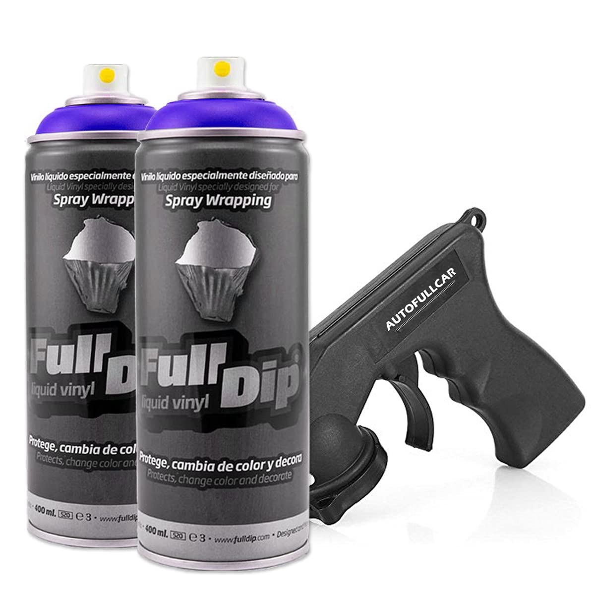 AutoFullCarFull Dip Pack of 2 Spray Colours FULLDIP – TiendaFullDip.com (Violet)
