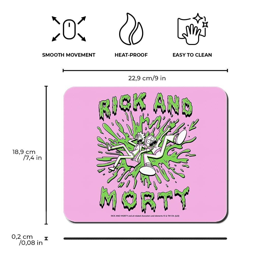 ERT GROUP Tappetino Per Mouse Rick And Morty Originale E Con