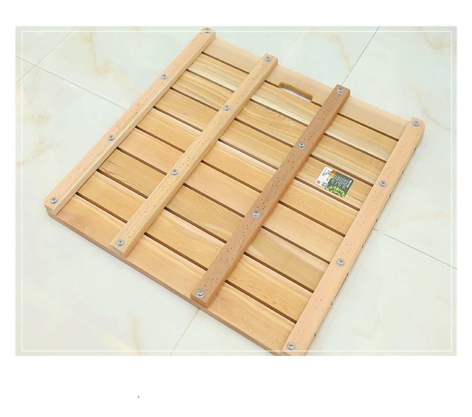 Alfombrilla de baño de bambú, alfombrilla de baño de madera para baño, suelo de madera, ducha, antideslizante, almohadilla de agua, alfombrilla de madera antideslizante (color 2,800 mm x 900 mm)