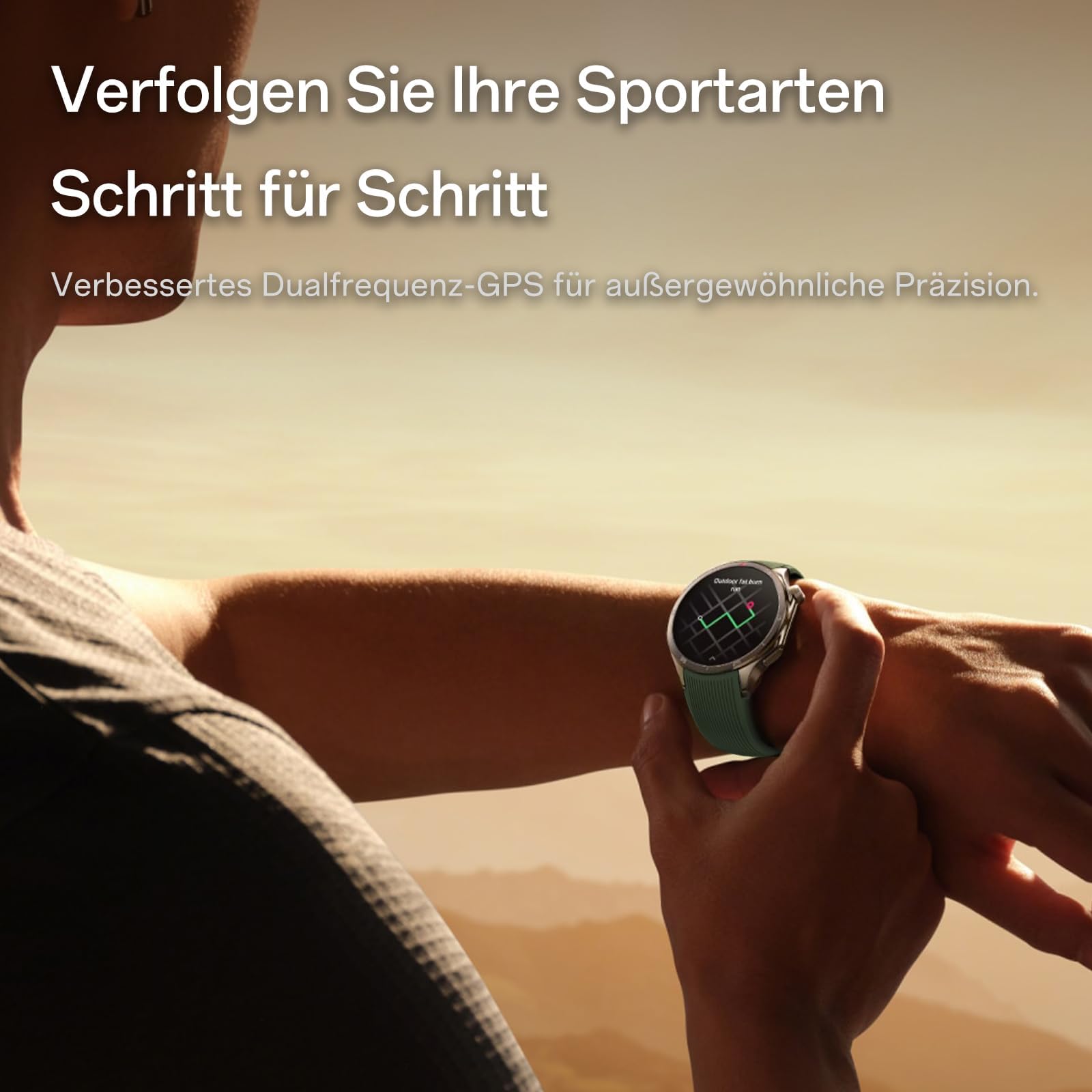 OnePlus Montre Connectée Watch 3, Bracelet 22 mm, Écran LTPO 1,5", Charge Rapide, Autonomie 120 Heures, 100 Modes Sport, Suivi GPS Double Fréquence, Bilan Santé 60 Secondes, Titane Émeraude