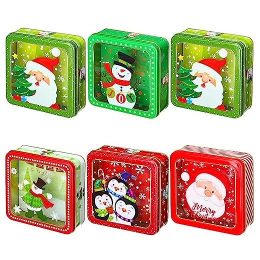 Christmas Cookie Tins Gift Set