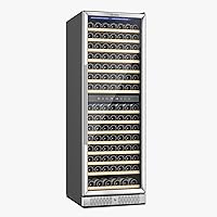 Vista 18 de Empava Refrigerador de vino, refrigerador de vino de 24 pulgadas debajo del mostrador, refrigerador de vino para entusiastas del vino de 52