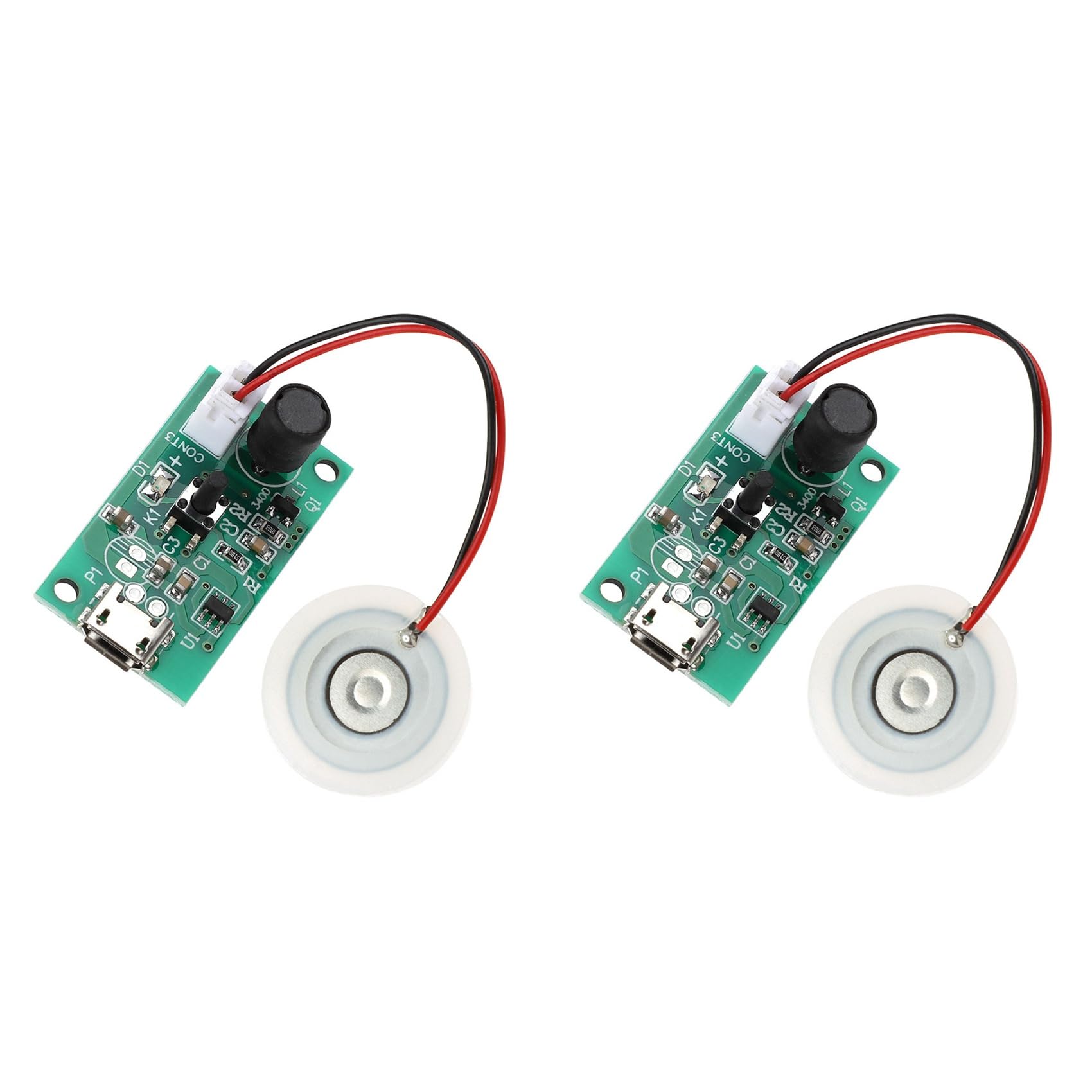 Vjsujehgy 2X Ultrasonic Mist Maker Fogger Atomizer Transducer Atomizer Film Plate Accessories Humidifier Rubber Gasket