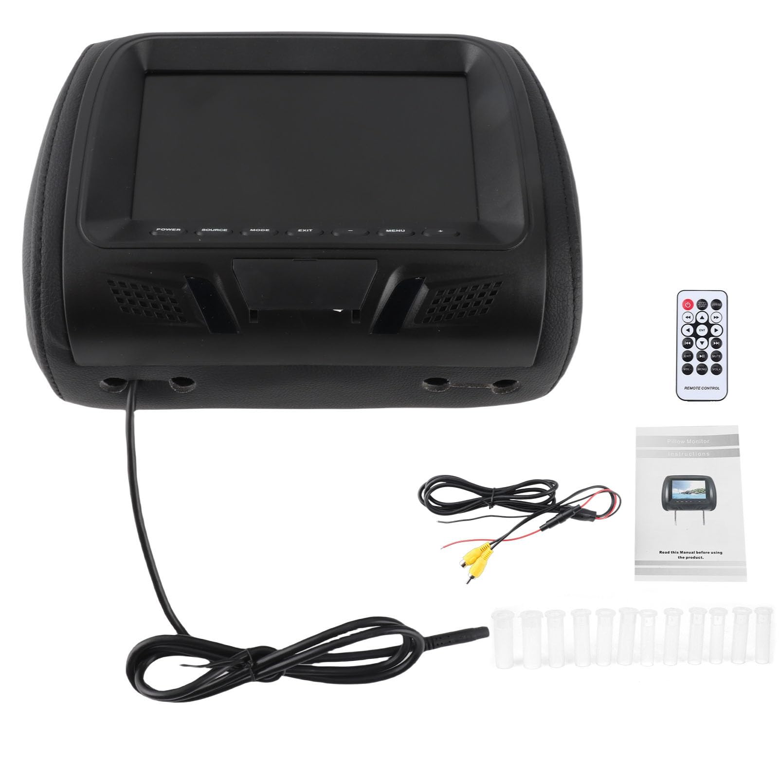 Tbest Monitor per Poggiatesta per Auto Lettore MP5 Widescreen da 7 Pollici