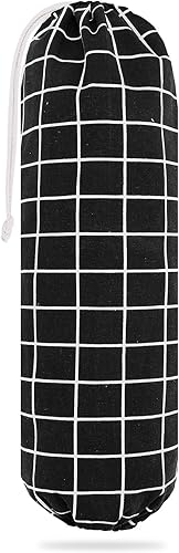 SWISSELITE - 2 organizadores con soporte para bolsas de plástico grandes para montaje en pared, dispensador de almacenamiento, 22 x 9 pulgadas