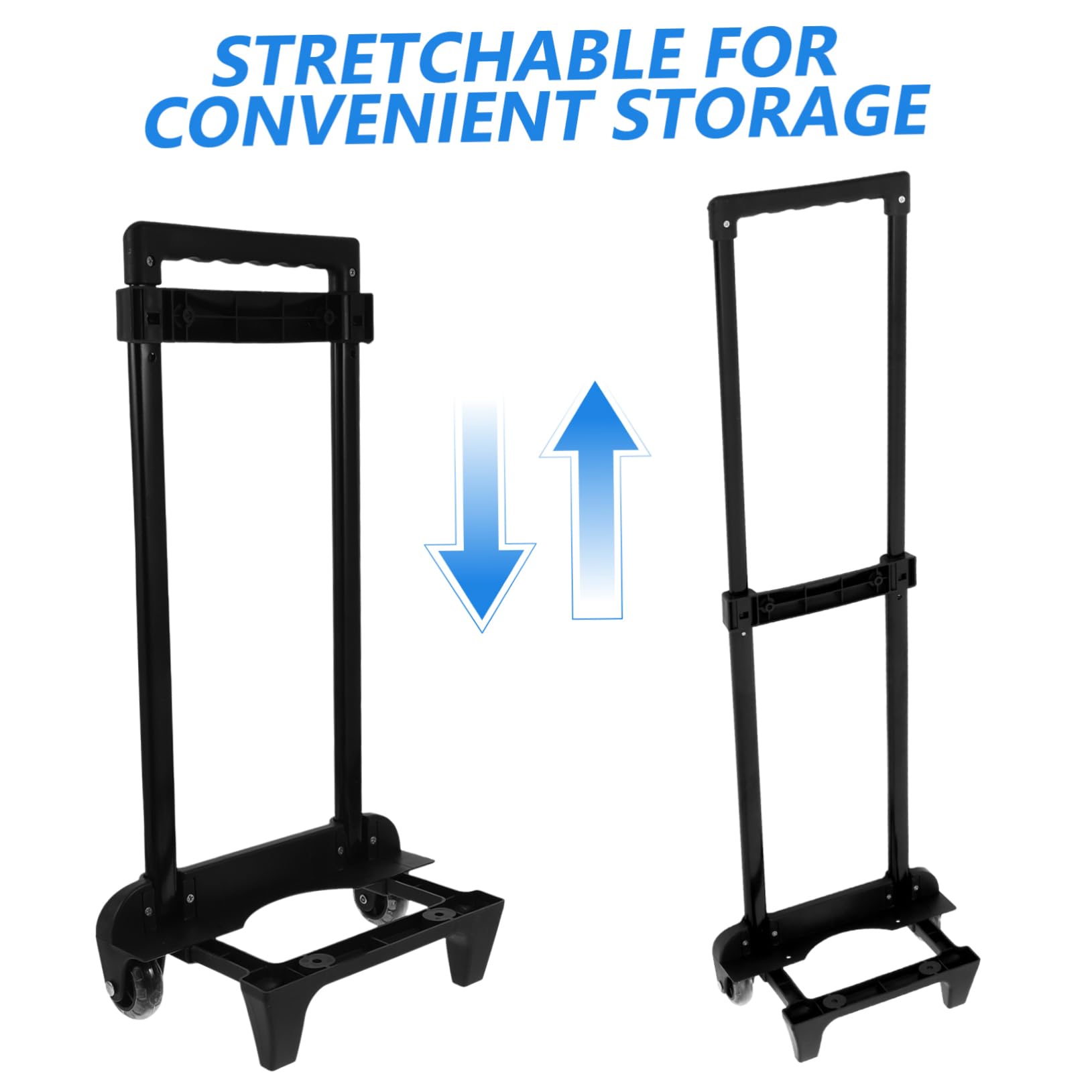 Carrito Plegable De Compras Con Mango Telescópico De Aleación De Aluminio Gran Capacidad Para Transporte De Comestibles Viajes Y Mudanzas Ligero Y Compacto Fácil De Mover