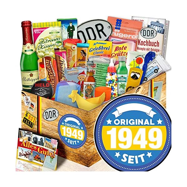 Original 1949 / Geschenkbox 24er Allerlei / Ideen Geburtstagsgeschenk 70