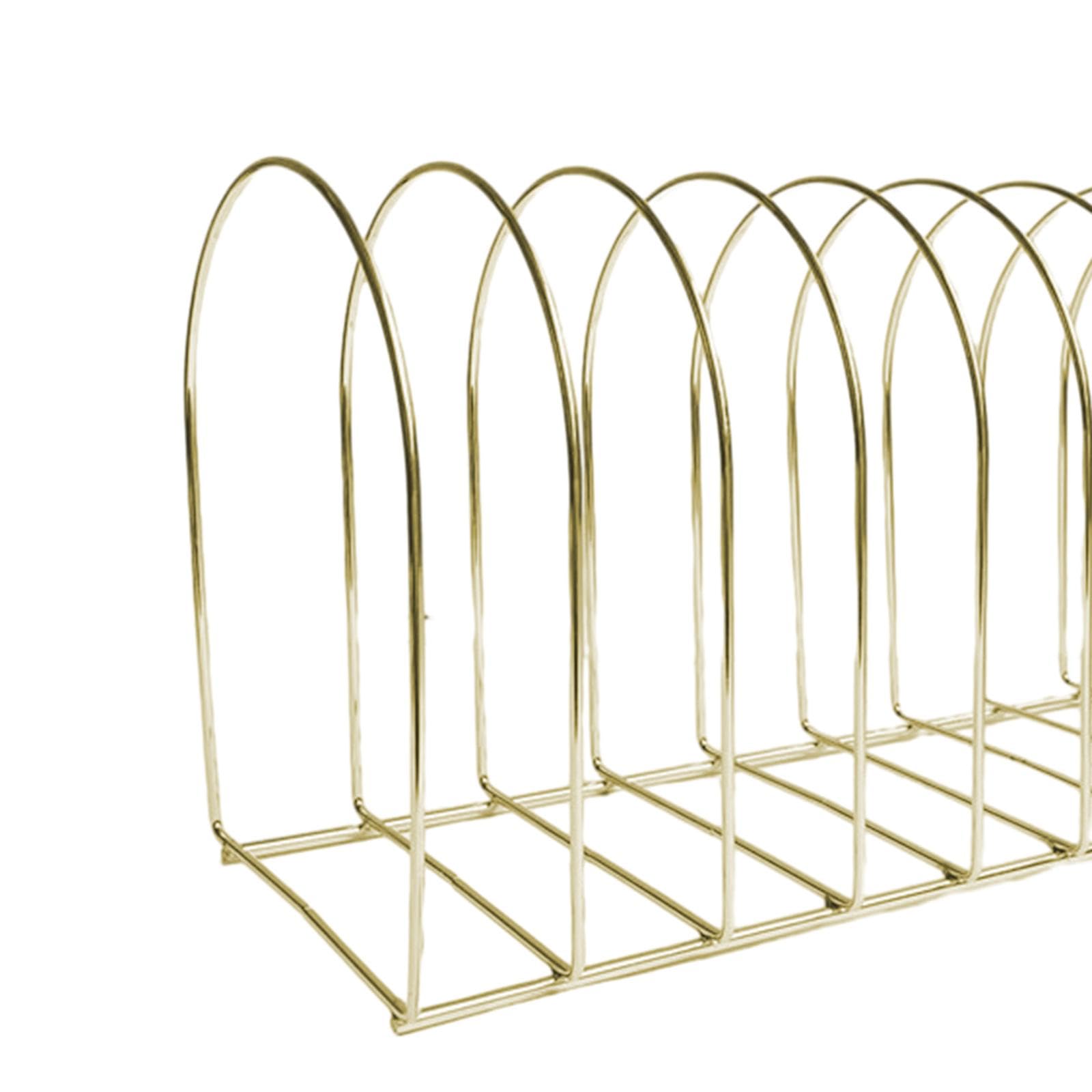 Espositore per Cappelli di Lana Da Tavolo, Moderno Scaffale in Metallo, Porta Cuffia Da Nuoto Decorativo Da Donna, Organizer per Cappelli per L'in, 10 Griglia Oro