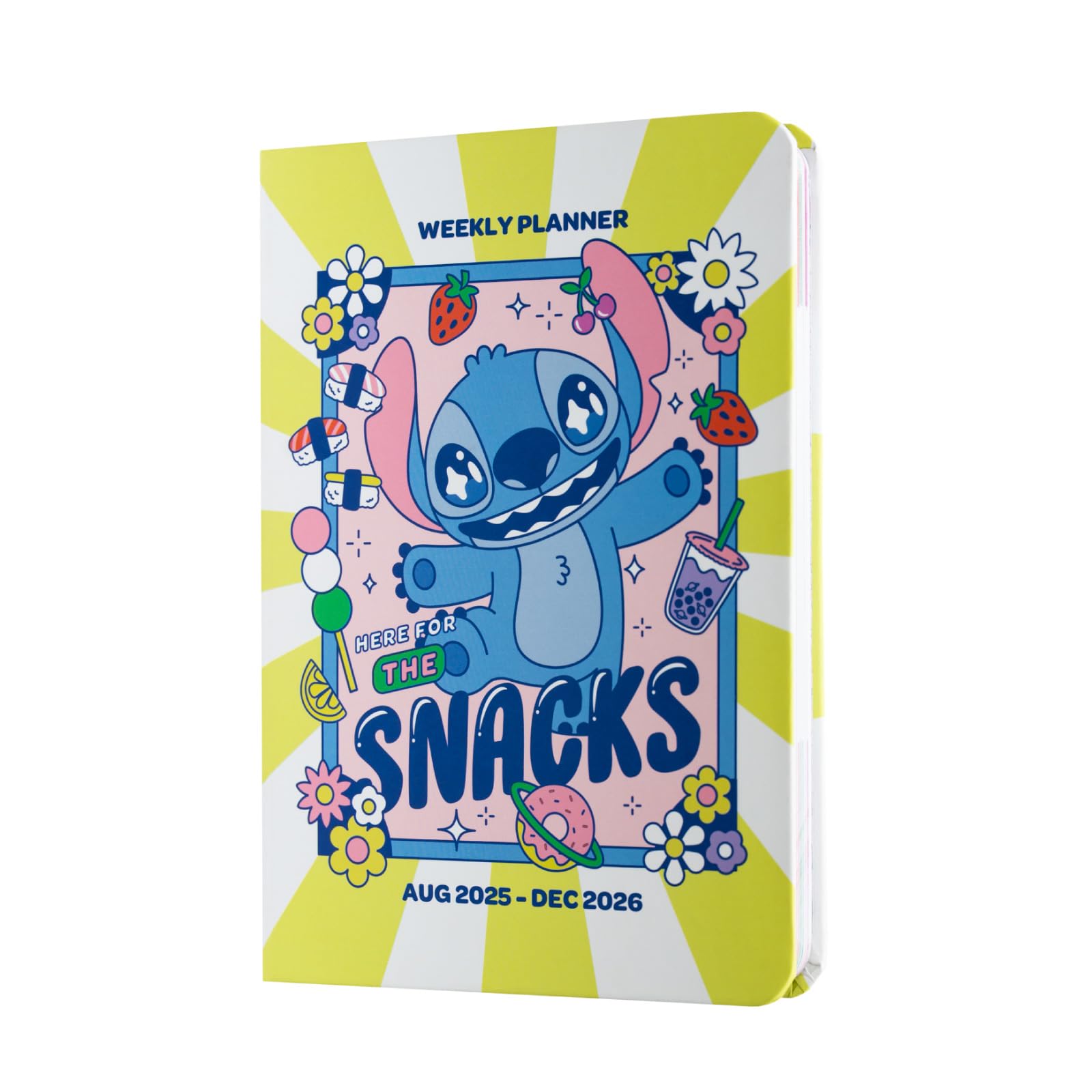 Agenda Scolaire Stitch 2025-2026 Journalier Français - Fournitures Scolaires Enfant 14x16cm