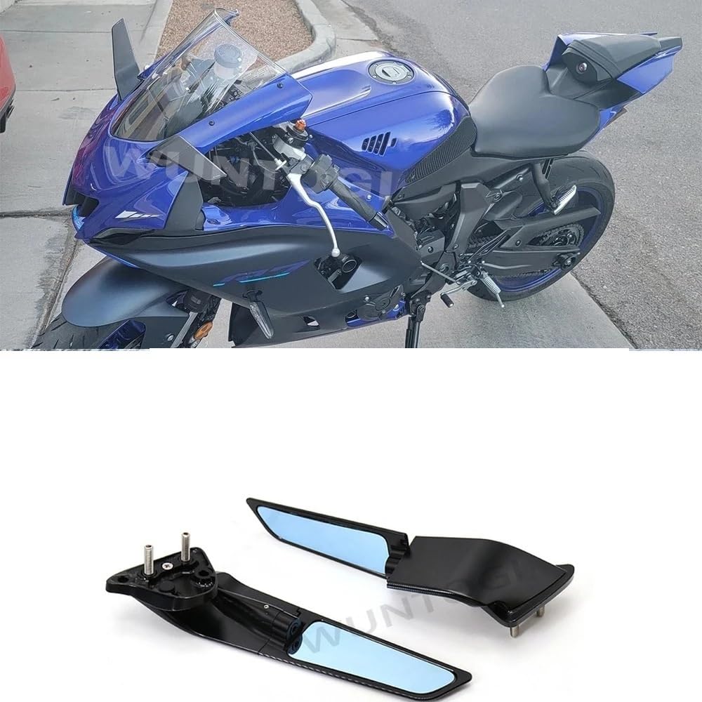 Amazon | ヤマハ YZF R7 YZF R1 YZF R6 バイクミラー 調節可能 回転式