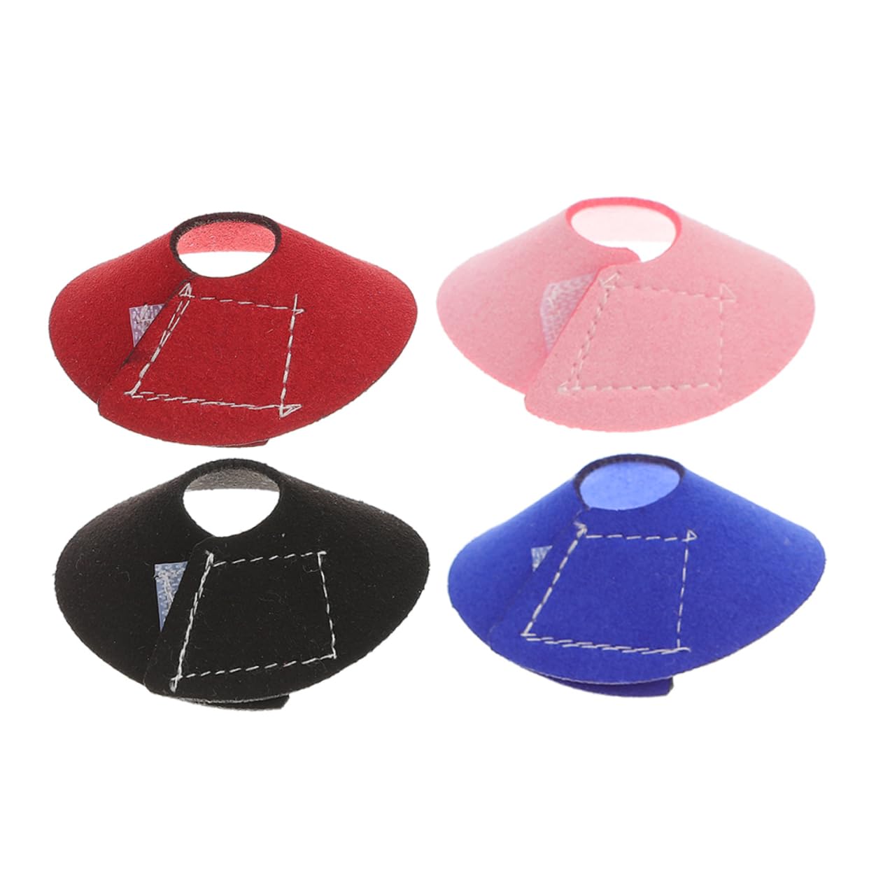 Levemolo Parrot Feather Plucking Collar Bird Collar Soft Liner Adjustable Fit for Different Sizes