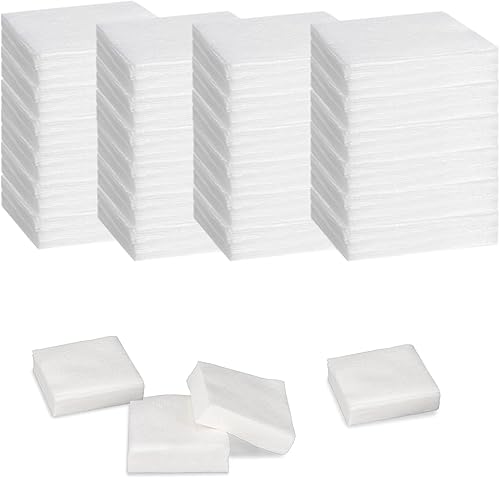 Miniatura 1 de 1200 parches de limpieza de armas en caja de plástico paños de limpieza de armas altamente absorbentes toallitas de pistola sin pelusas parches de