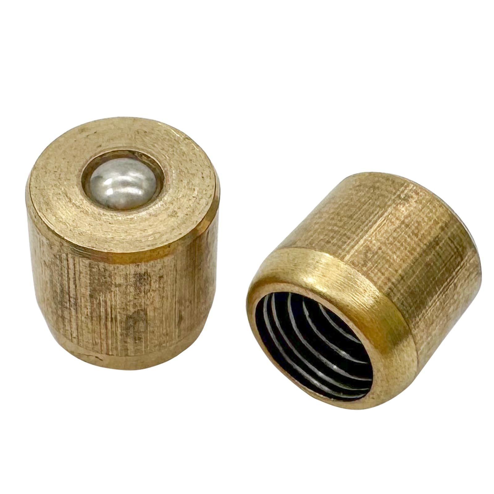 8x8mm Brass Push Button Grease Oil Cup,Brass Push Button Flange Grease Oil Cup,Ball Oiler for Ball Oiler Nipple Hit Miss Engine Motor Lathe Mill(20Pcs)