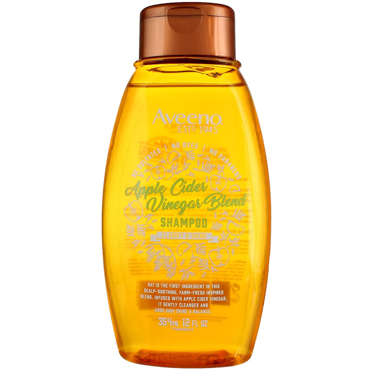 aveeno apple cider vinegar blend shampoo