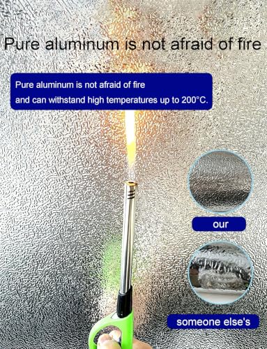 Cubierta de aluminio para cocina forro adhesivo duradero y protector de pared 6