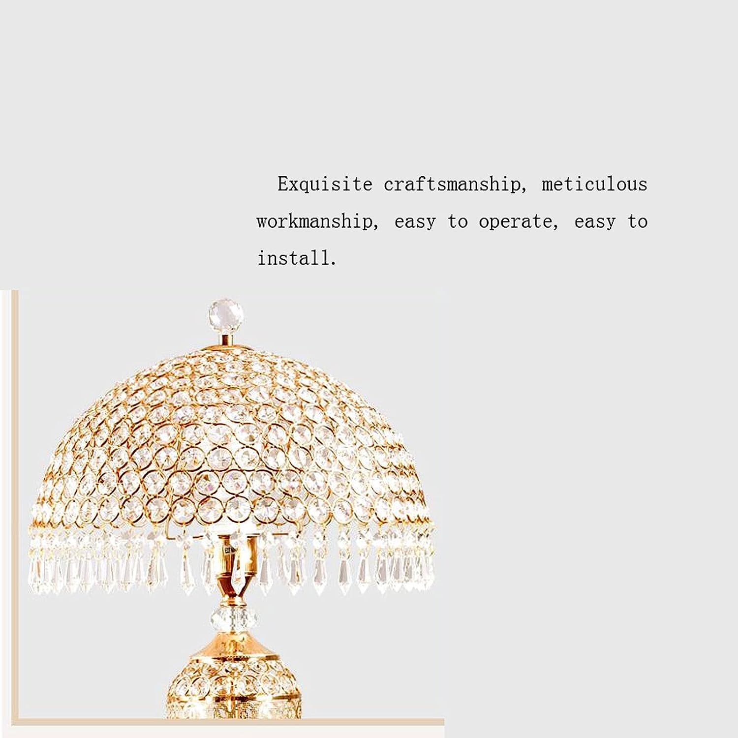 Lampa Podłogowa Nowoczesna Lampa Stojąca Z Przełącznikiem Nożnym, Podłogowa Ze Szkła Kryształowego Do Salonu Sypialnia Wysoki Słup Light Indoor Do Sypialni