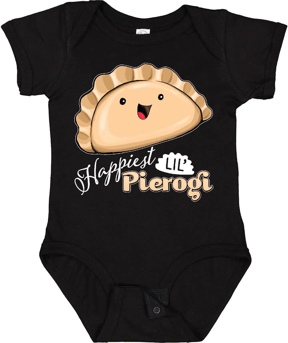 inktastic Happiest Lil' Pierogi Baby Bodysuit