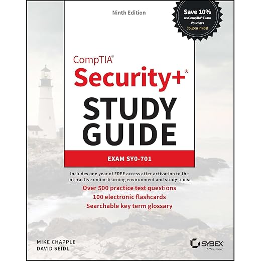 CompTIA Security+ Study Guide with over 500 Practice Test Questions: Exam SY0-701 (Sybex Study Guide) [Spiral-bound] Mike Chapple and David Seidl