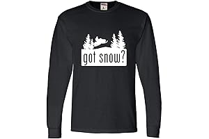Go All Out Adult Got Snow Funny Snowmobile Lover Long Sleeve T-Shirt