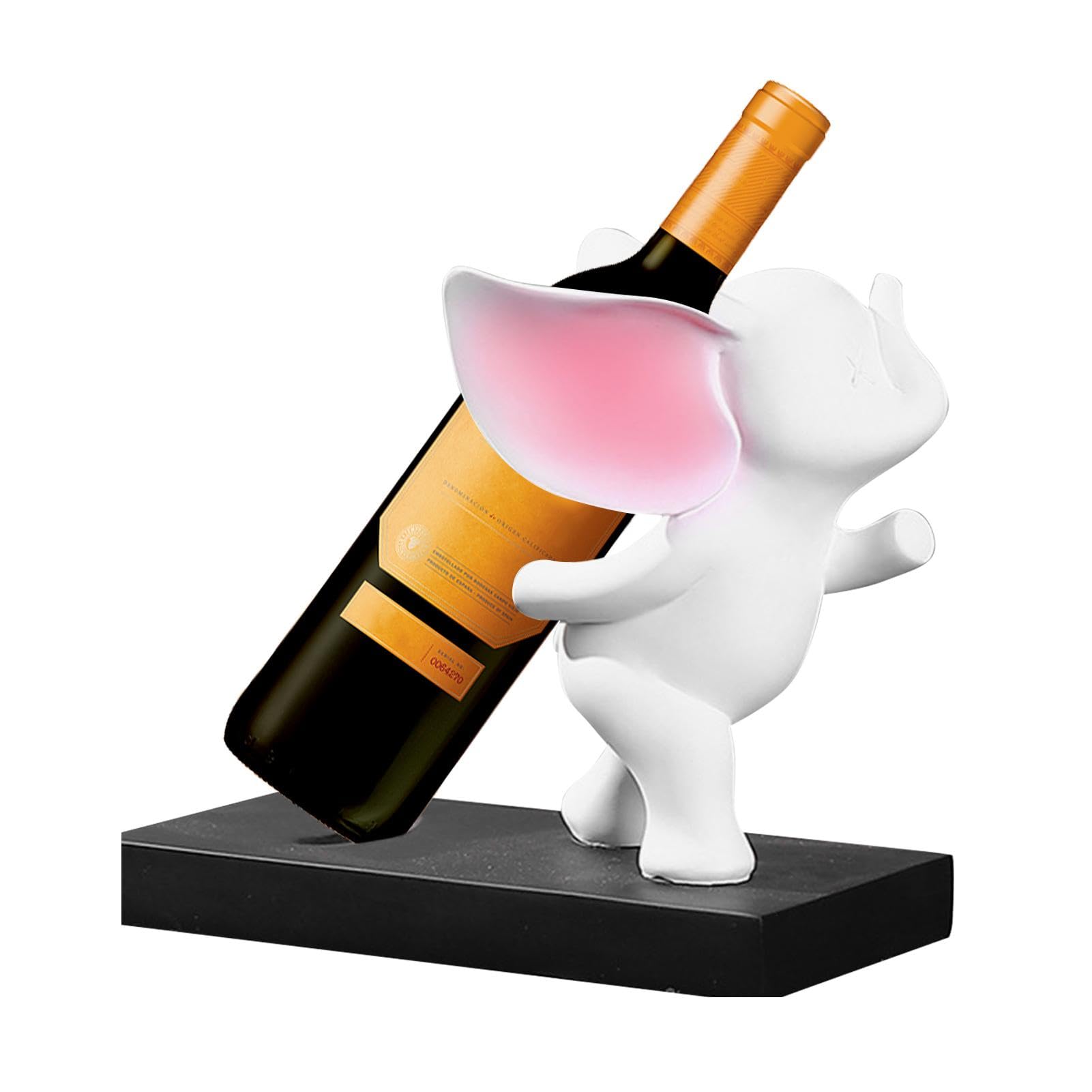 Porte-bouteille de vin modèle éléphant pour ranger avec élégance