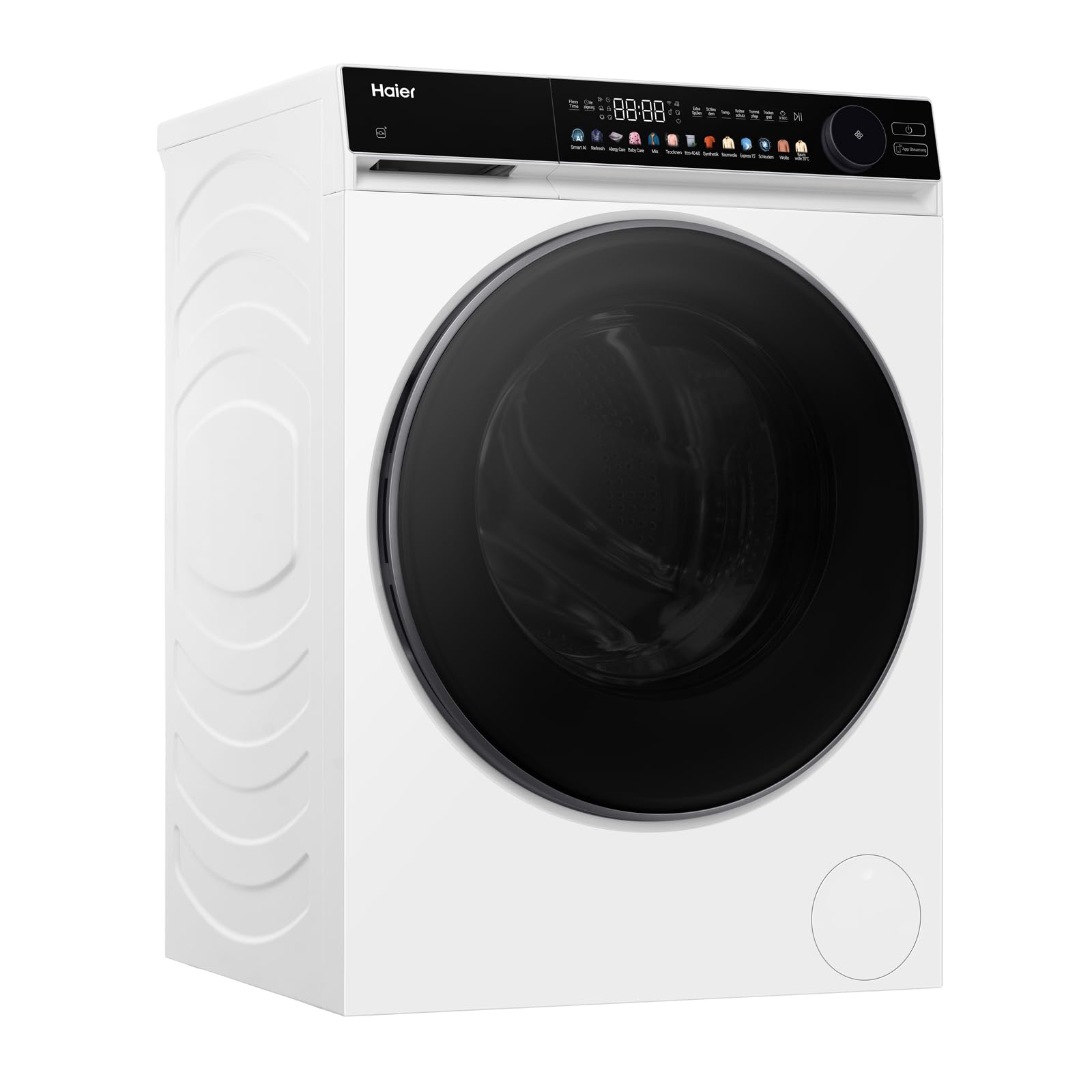 Haier Waschtrockner 9/5kg G7 Serie HWD90-BP14667TU1 | Trocknen), A -45% (Waschen), Leiser Inverter-Motor, Automatik- und Expressprogramm, Vollwasserschutz, Trommelbeleuchtung