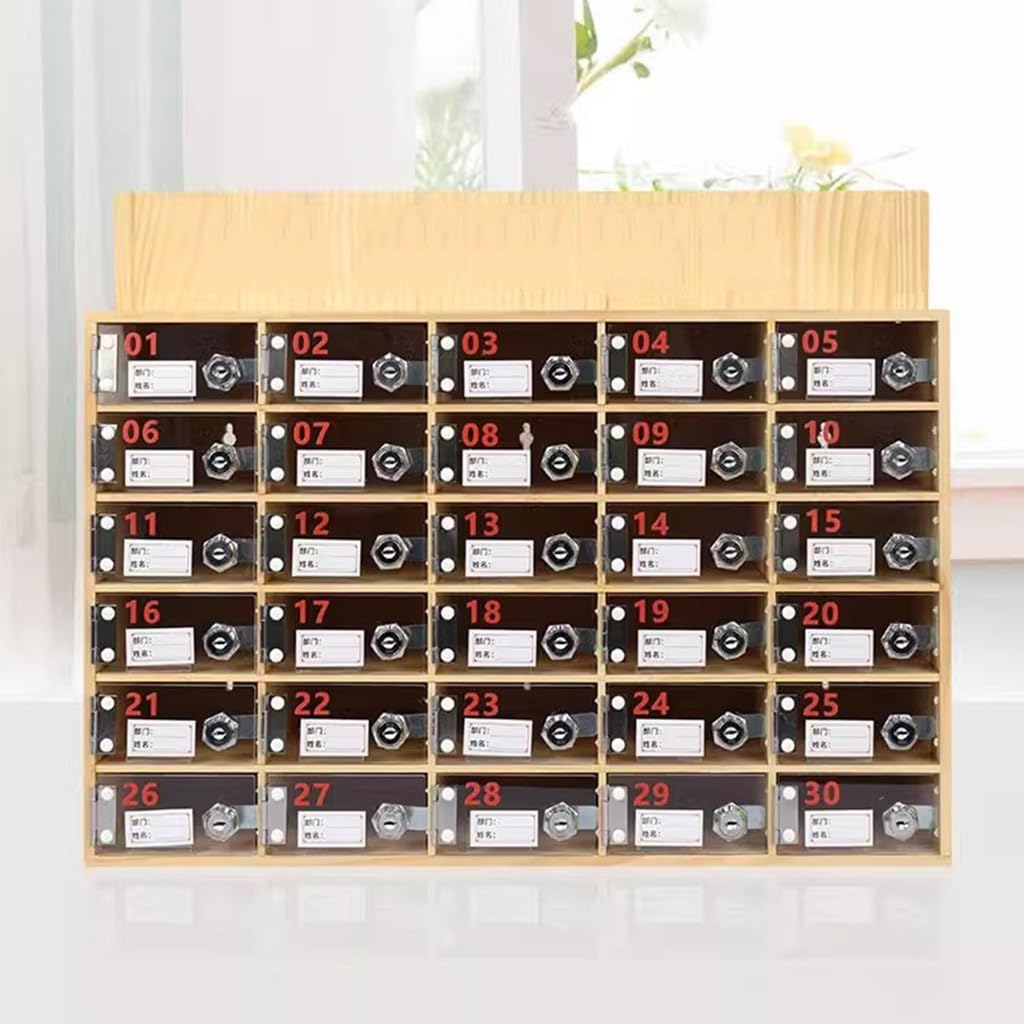 Scatola Porta Cellulare In Legno Armadietto Per Telefono Da 30 Slot Scatola Portaoggetti Per La Gestione Del Telefono Cellulare, Comoda Conservazione Per Ufficio/soggiorno